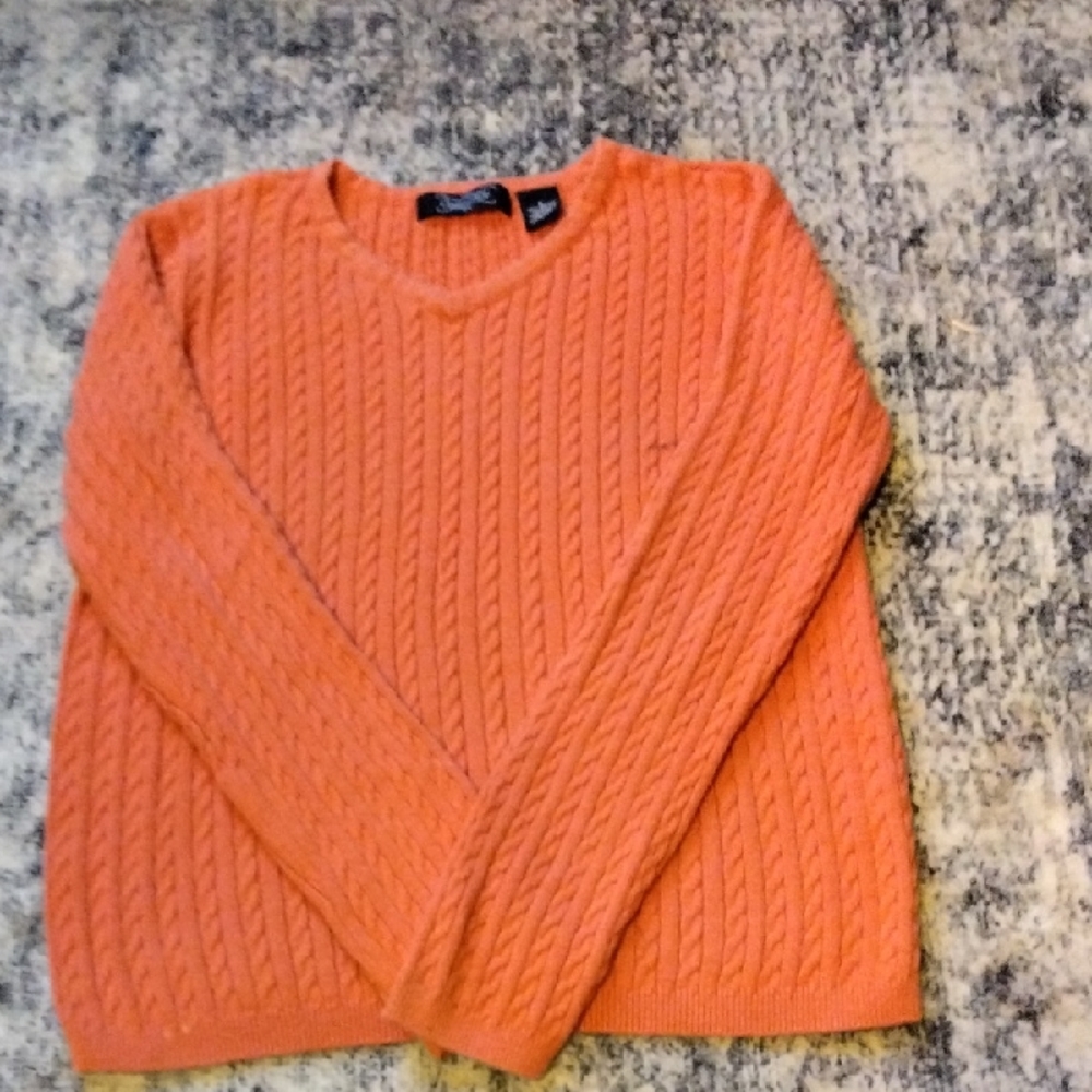 Women's Cozy Orange Teddy Jacket